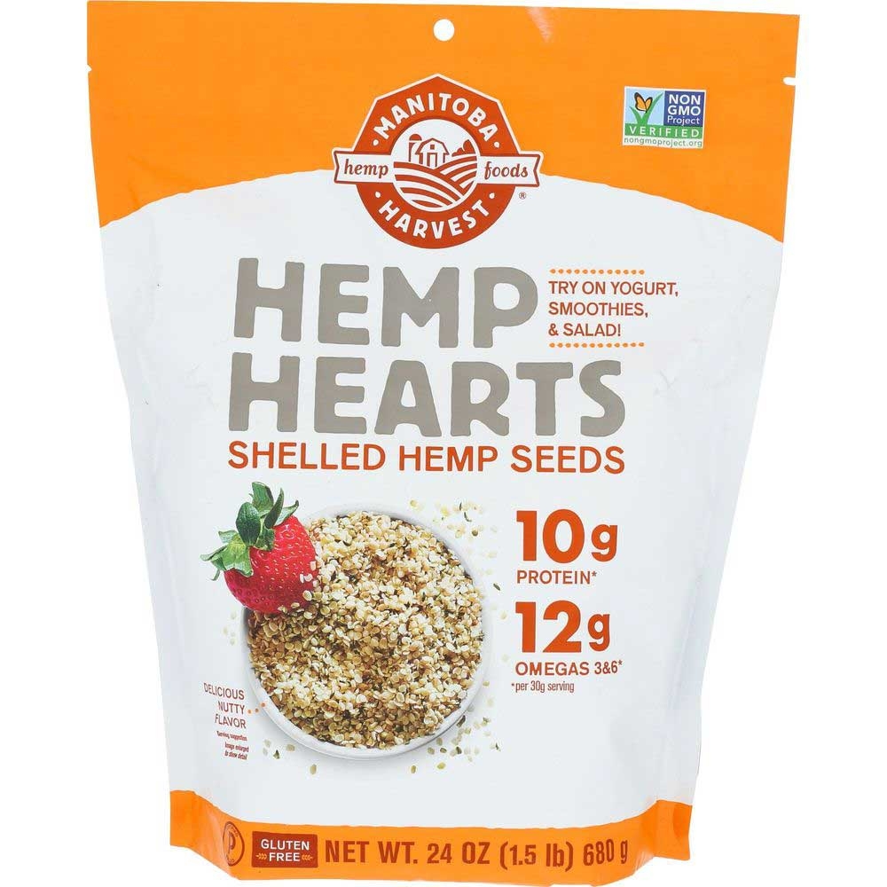 Manitoba Harvest Natural Hemp Hearts - Value Pack, 24 Ounce