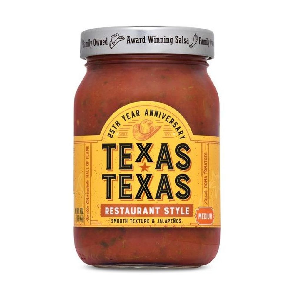 Texas Texas Restaurant Style Medium Salsa, 16 Ounce -- 6 per case