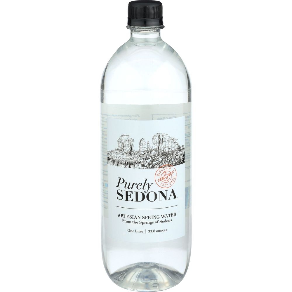 Purely Sedona Artesian Spring Water, 1 Liter -- 12 per case