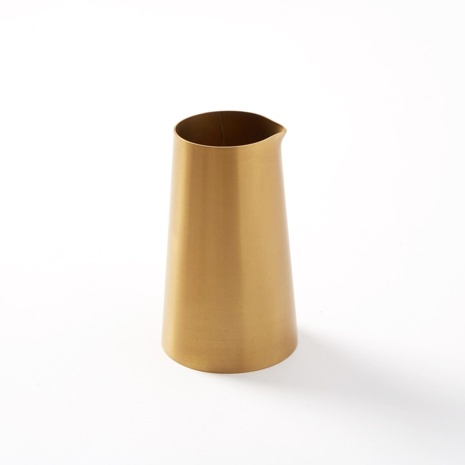 American Metalcraft Evolution Satin Gold Stainless Steel Creamer, 4 1/2 Ounce