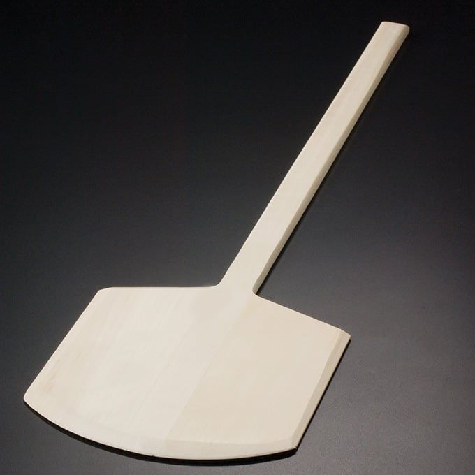 American Metalcraft Deluxe Wood Square Blade Pizza Peel, 11 inch Square Blade