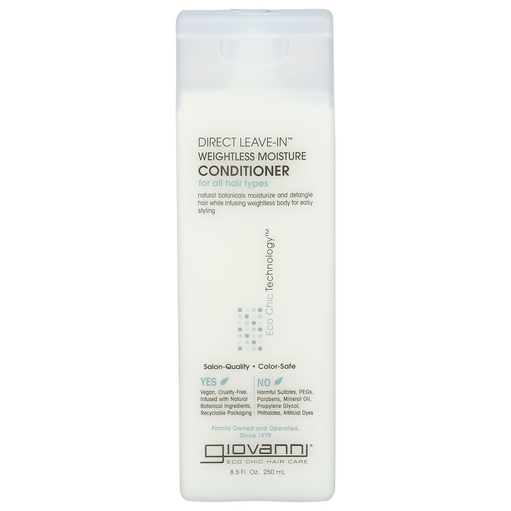 Giovanni Direct Leave In Weightless Moisture Conditioner, 8.5 Ounce -- 3 per case