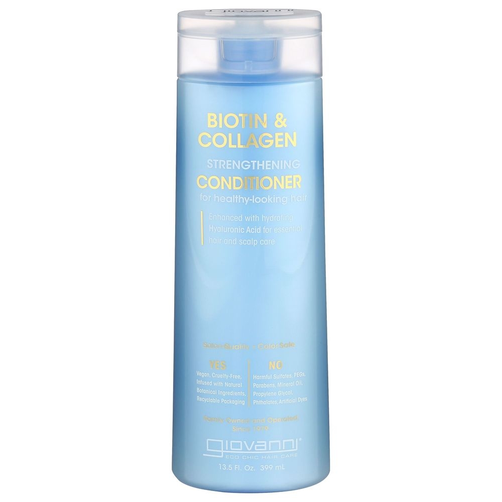 Giovanni Biotin and Collagen Strengthening Conditioner, 13.5 Fluid Ounce