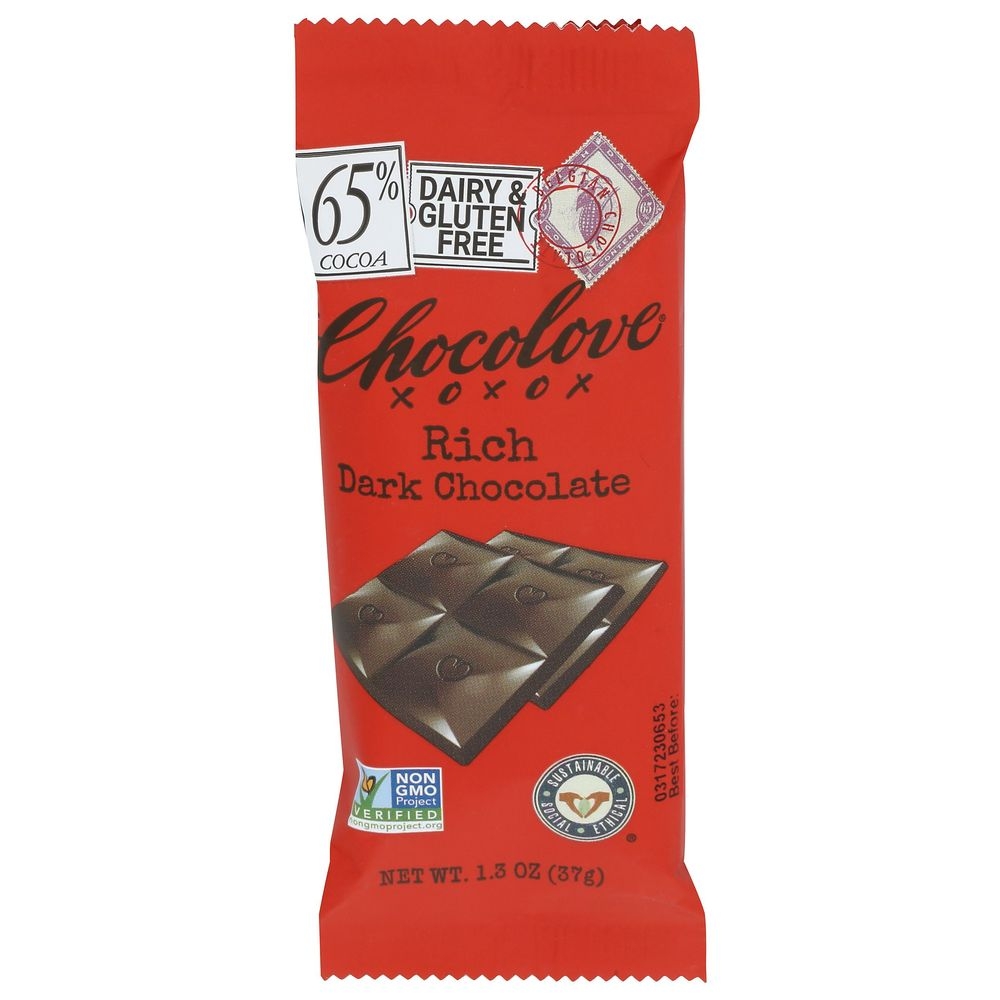 Chocolove Rich Dark Chocolate Bar, 1.3 Ounce -- 12 per case