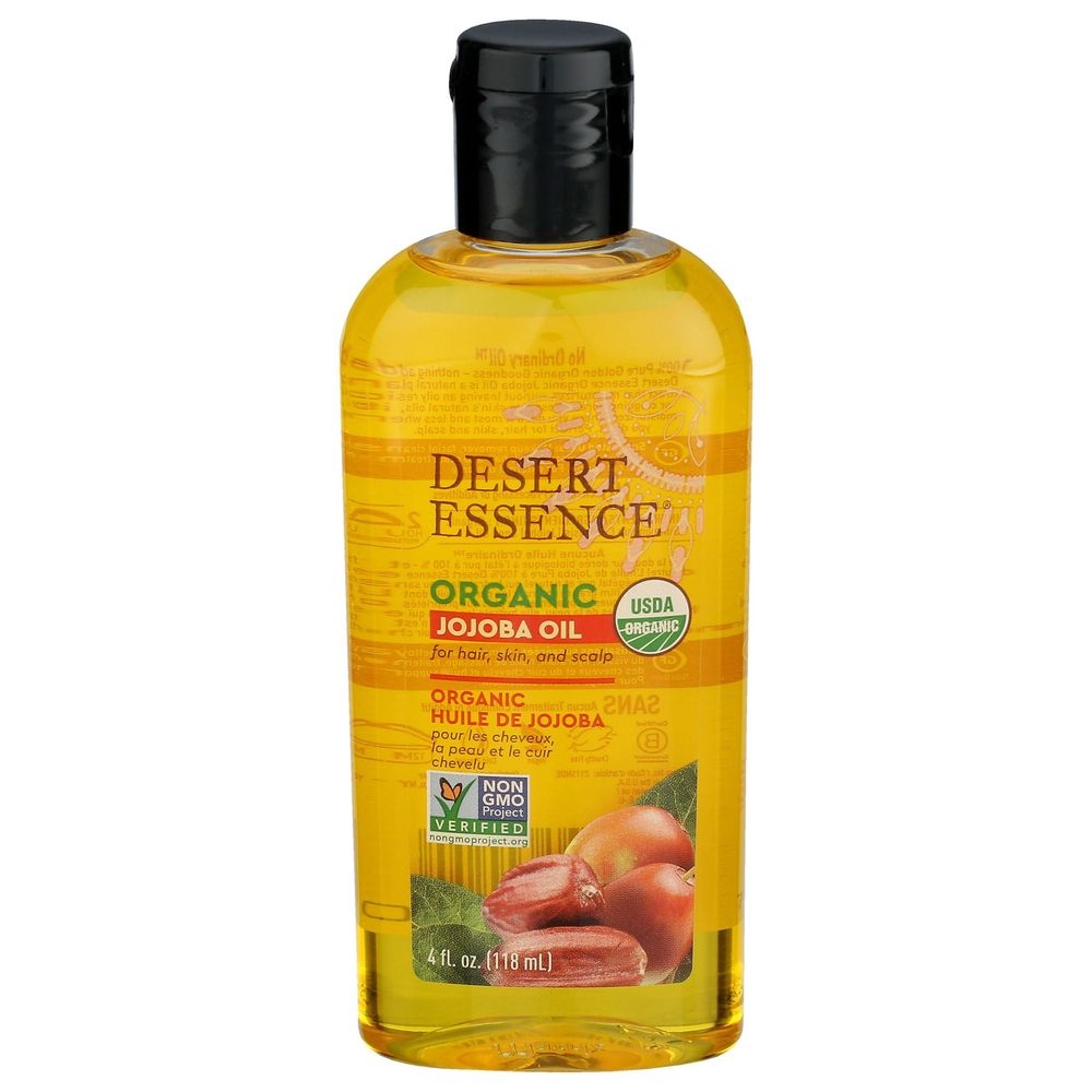 Desert Essence Organic Jojoba Oil, 4 Fluid Ounce