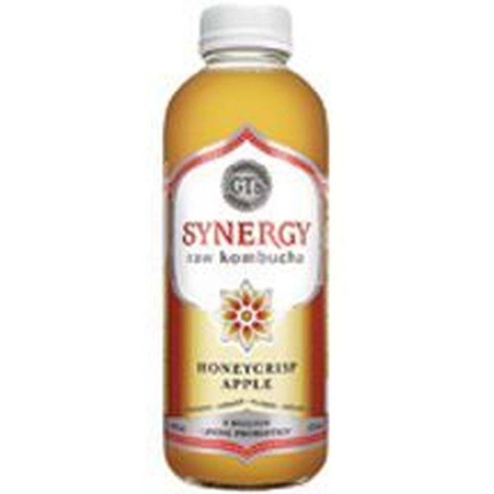 GTs Synergy Organic Honeycrisp Apple Raw Kombucha, 16 Fluid Ounce -- 12 per case