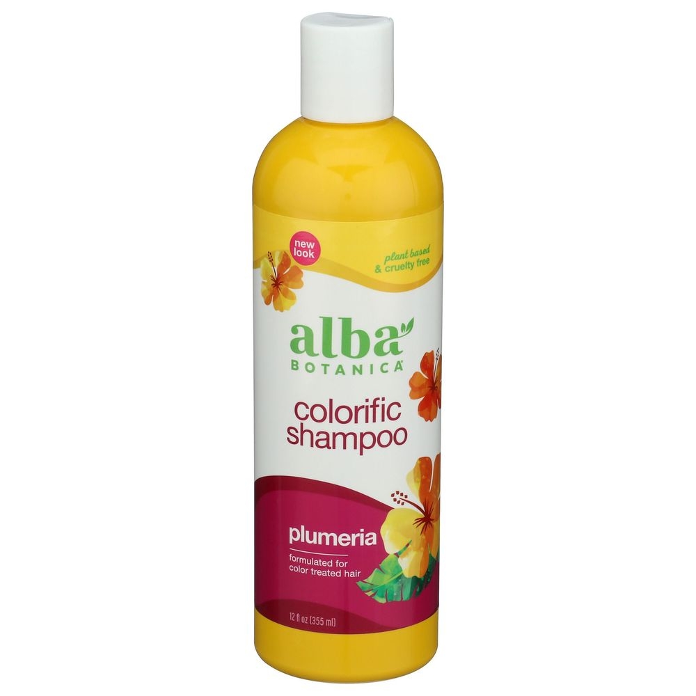 Alba Botanica Plumeria Colorific Shampoo, 12 Ounce