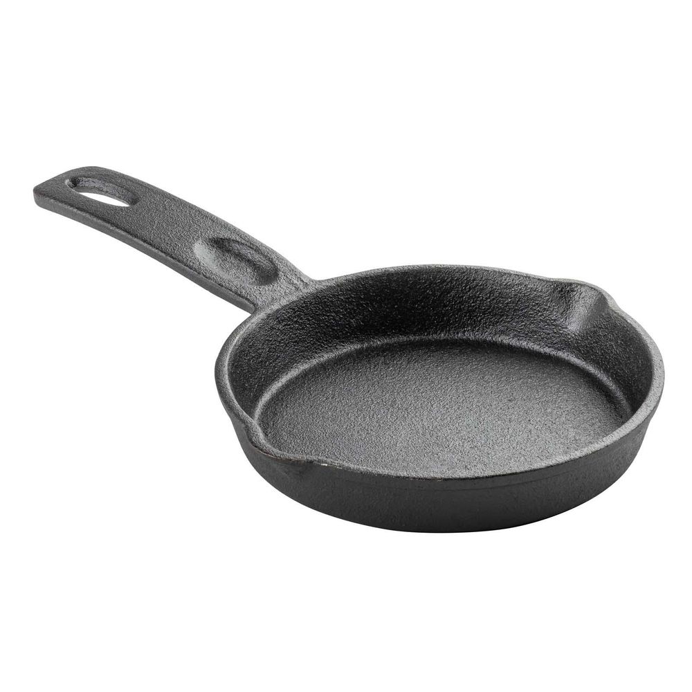 Tablecraft Cast Iron Cookware Round Mini Skillet, 10.375 x 6.125 x 1.25 inch