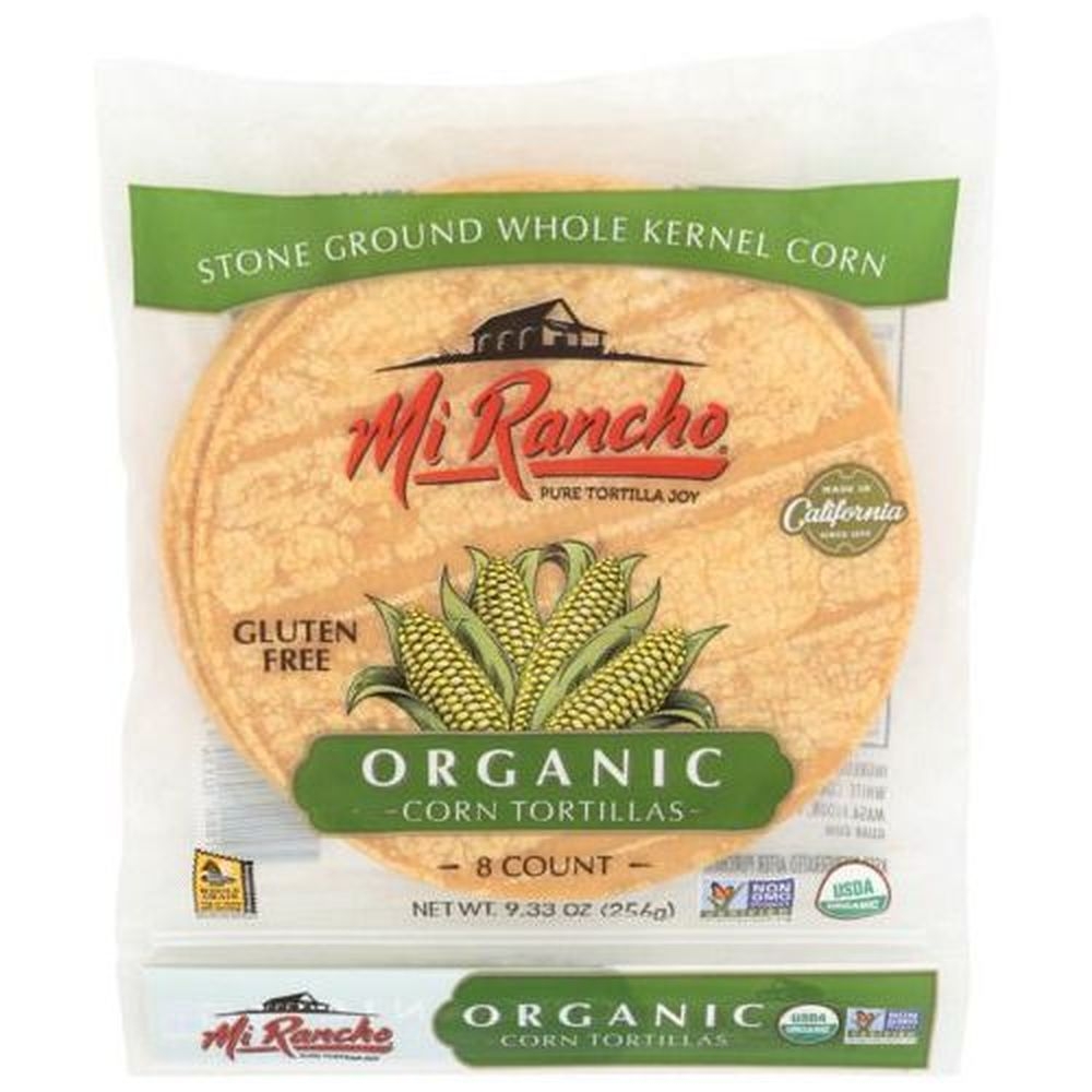 Mi Rancho Organic Corn Tortillas, 9.33 Ounce -- 24 per case
