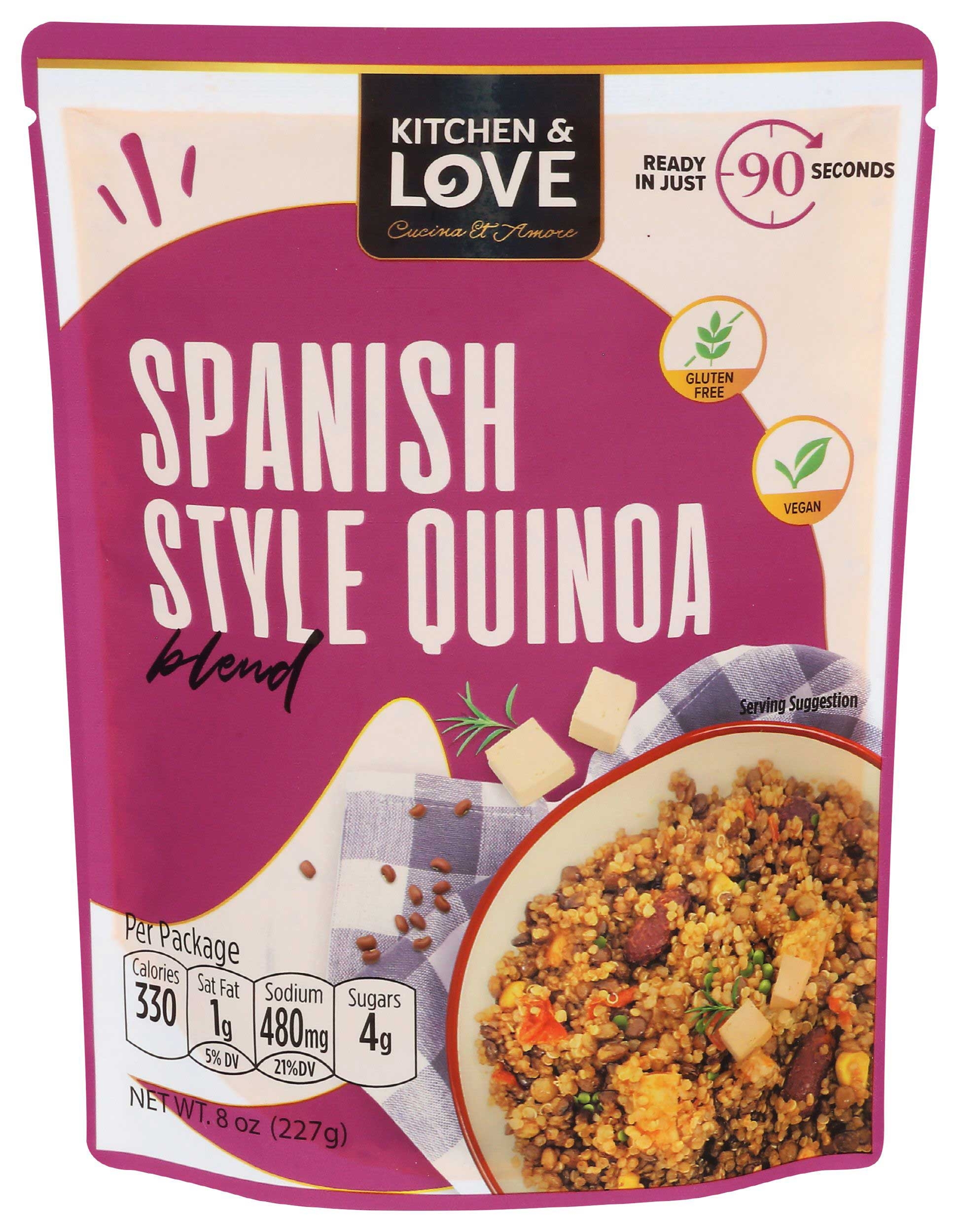 Kitchen and Love Spanish Style Quinoa, 8 Ounce -- 6 per case