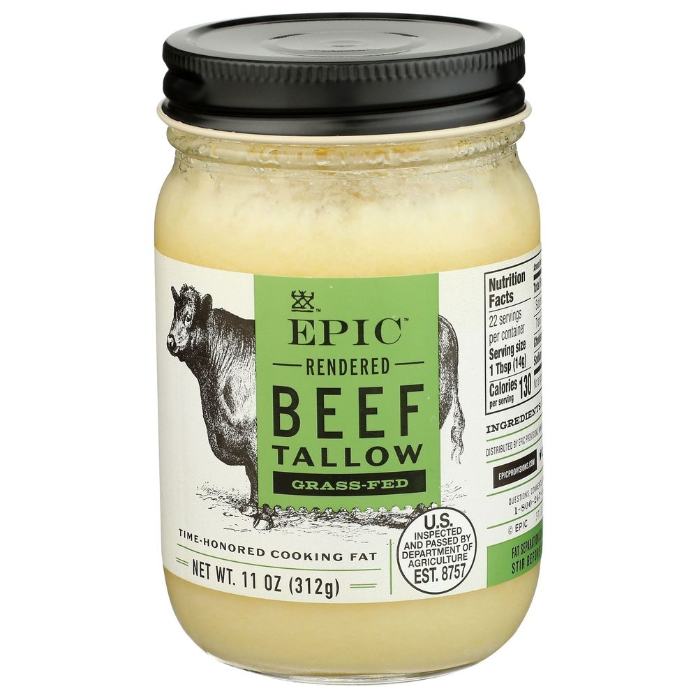 Epic Grass Fed Beef Tallow, 11 Ounce -- 6 per case