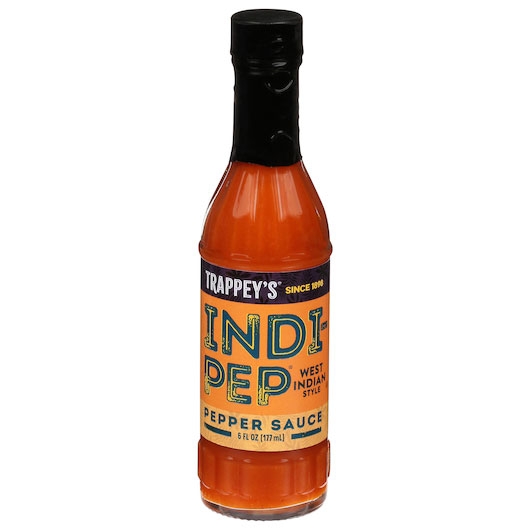 B and G Trappeys Red Indipep Hot Sauce, 6 Ounce -- 24 per case.