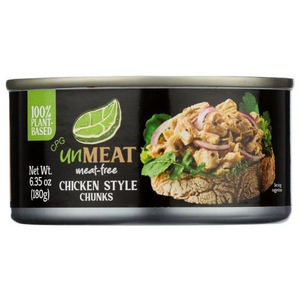 Unmeat Plant Based Chicken Style Chunks, 6.35 Ounce -- 12 per case