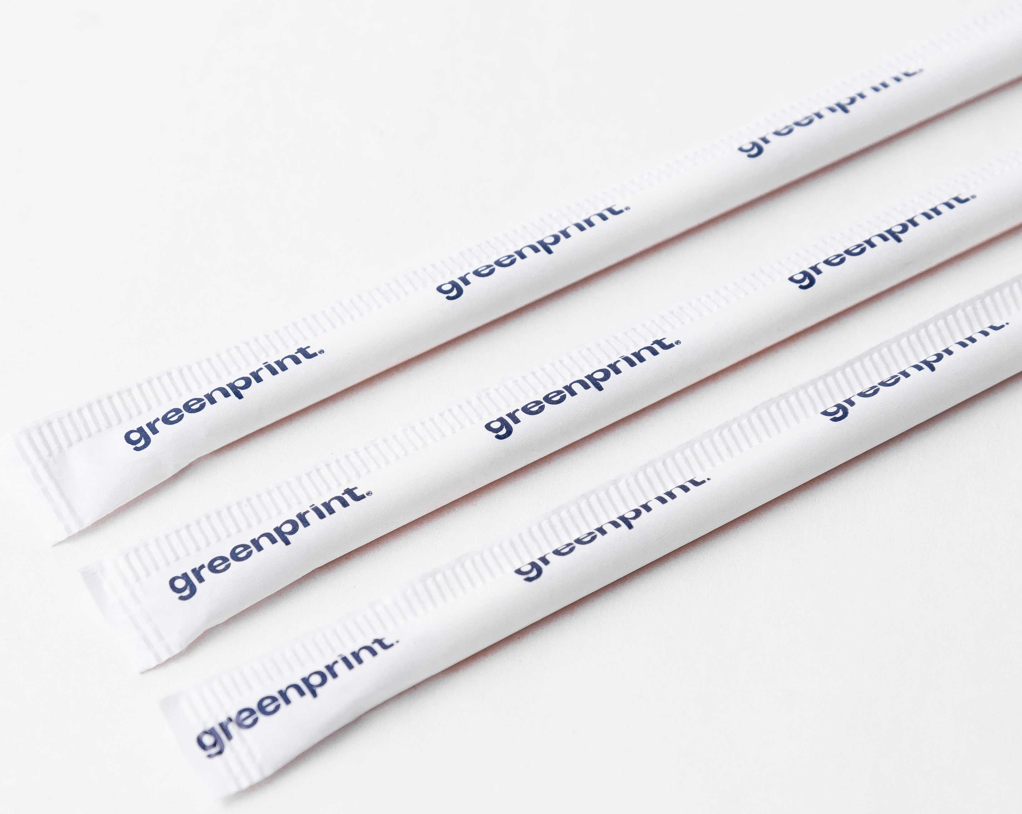 Greenprint Agave Natural Wrapped Jumbo Straw, 8.27 inch -- 1500 per case