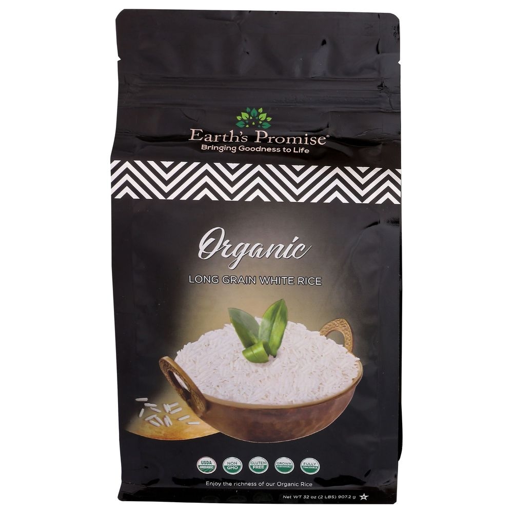 Earths Promise Organic Long Grain White Rice, 2 Pound -- 5 per case
