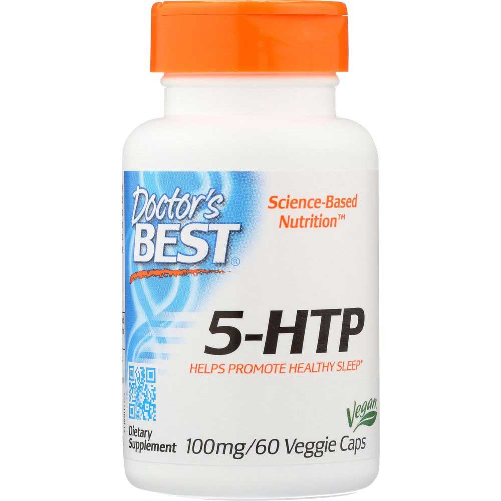 Doctors Best 5-HTP Veggie Capsule, 100 Milligram - 60 count per pack