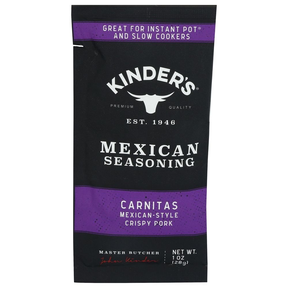 Kinders Carnitas Mexican Seasoning, 1 Ounce -- 15 per case
