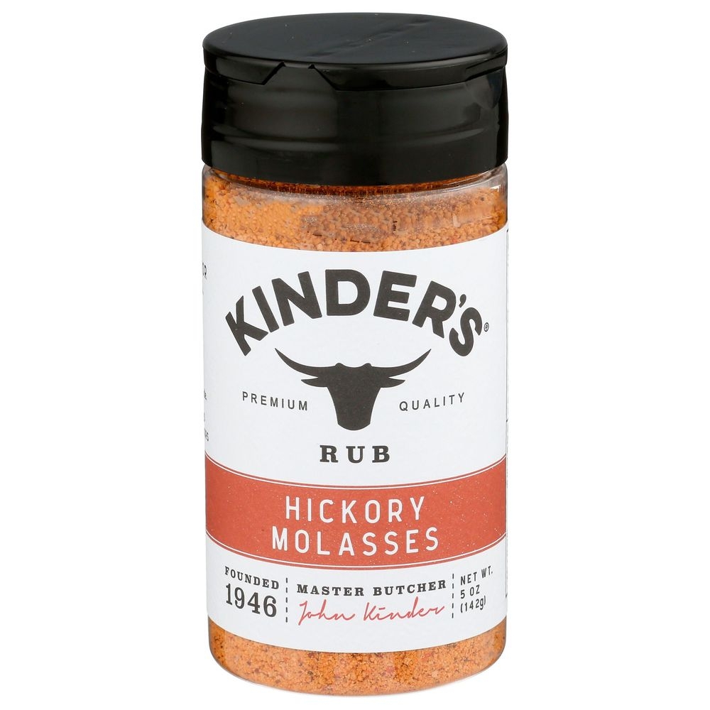 Kinders Hickory Molasses Rub, 5 Ounce -- 6 per case