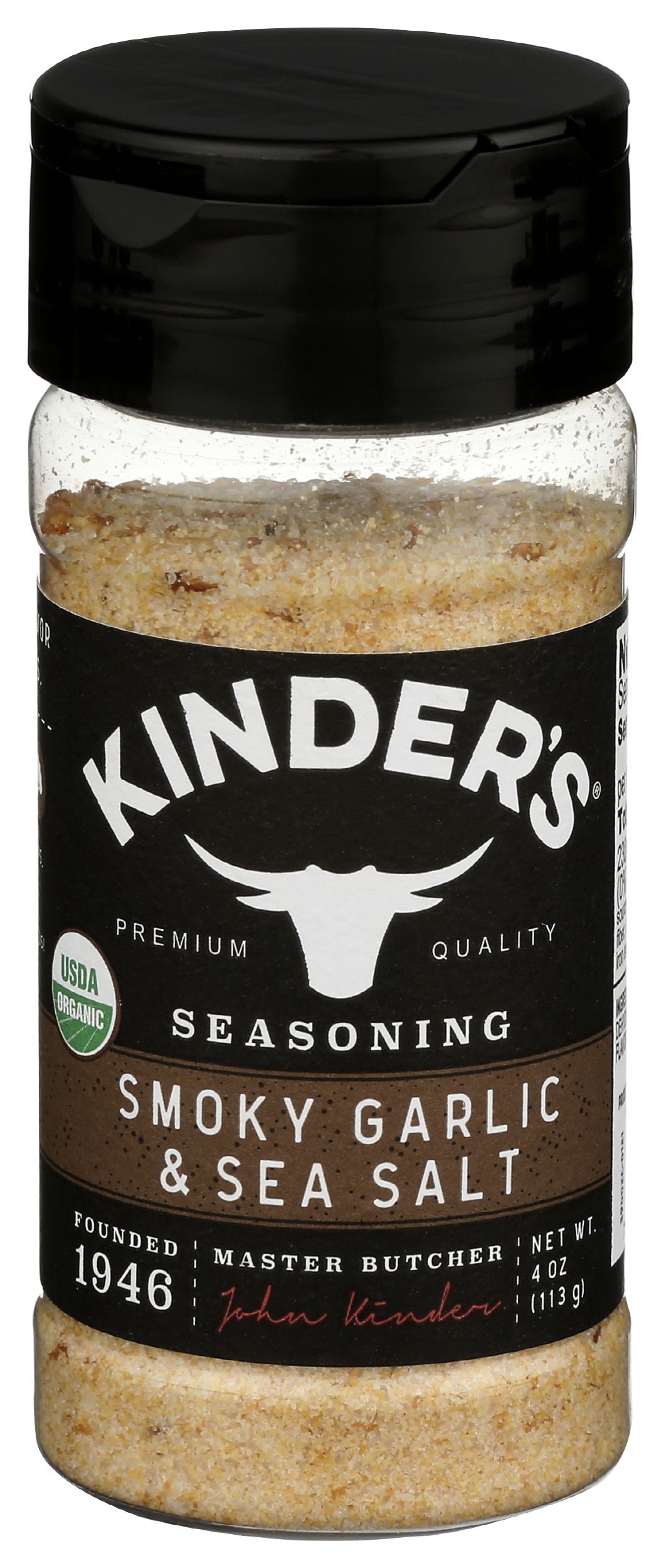 Kinders Organic Roasted Garlic Salt Seasoning, 4 Ounce -- 8 per case