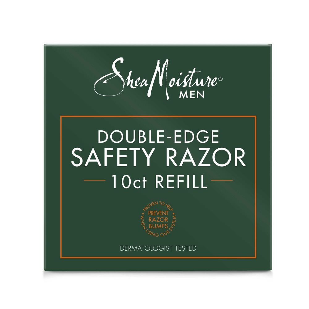 Shea Moisture Mens Razor Blade Refill for Single Blade Razor, 10 count -- 12 per case