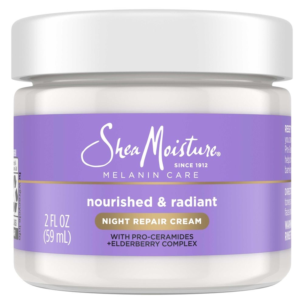 Shea Moisture Nourished and Radiant Night Repair Cream, 2 Fluid Ounce -- 12 per case