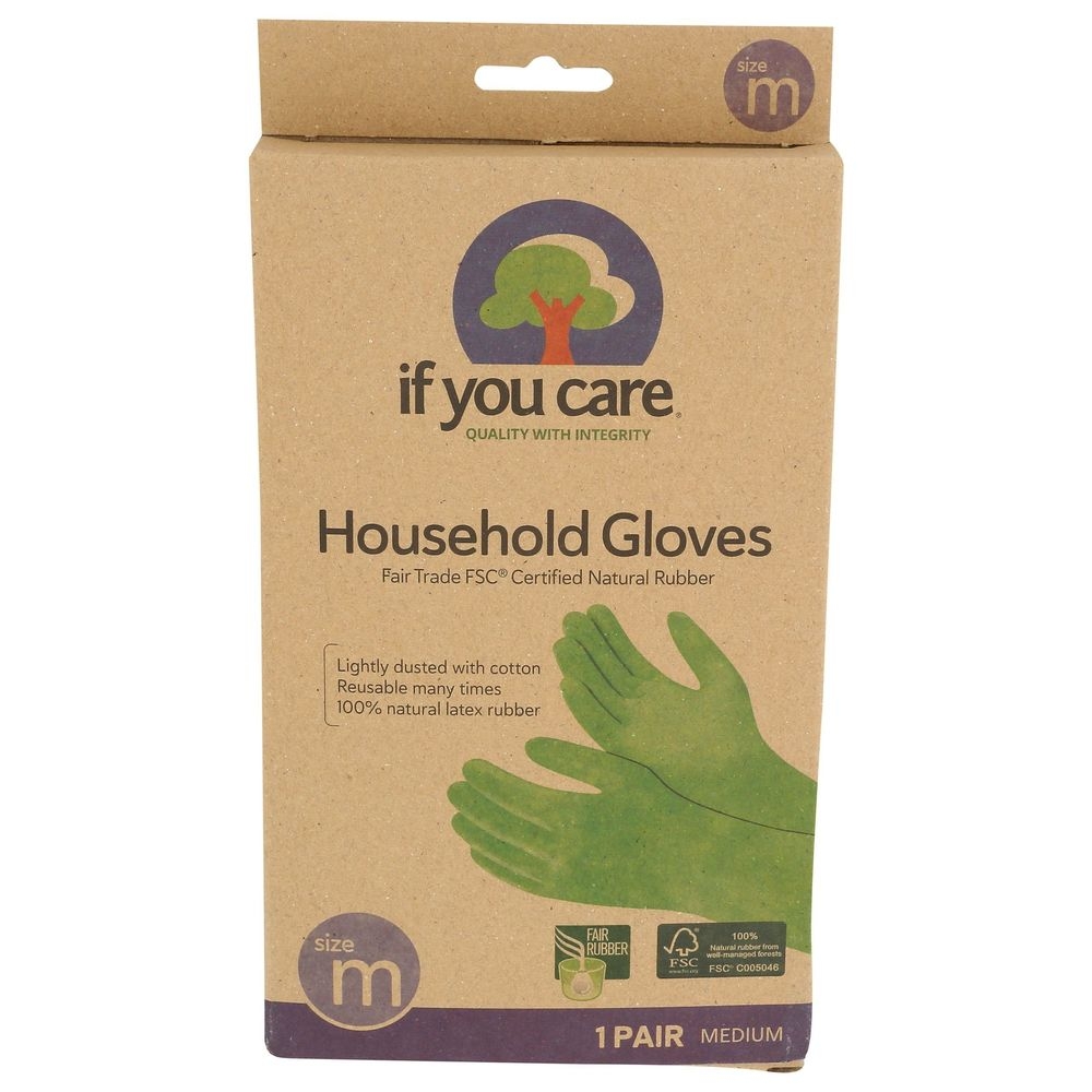 If You Care Medium Household Gloves -- 12 per case