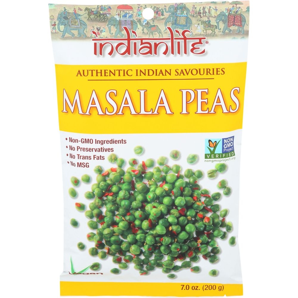 Indianlife Masala Peas Snack Mix, 7 Ounce -- 8 per case