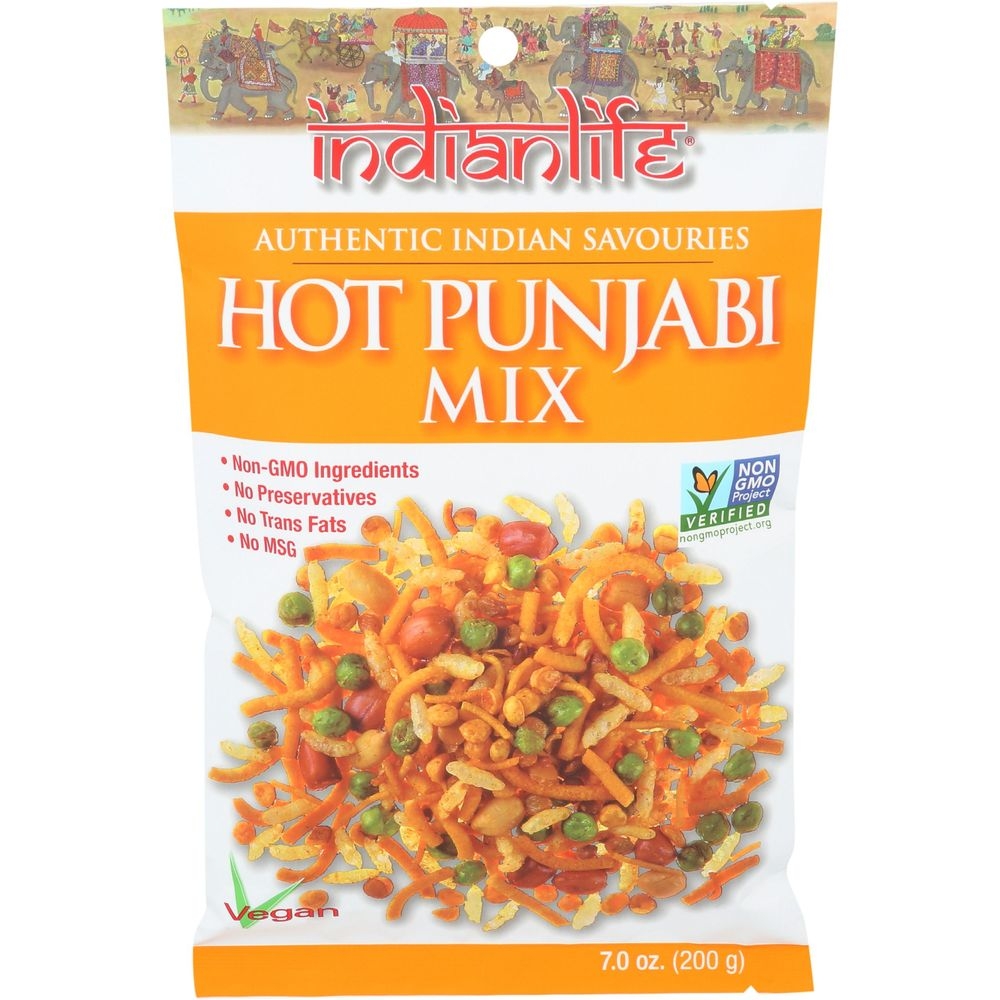 Indianlife Hot Punjabi Snack Mix, 7 Ounce -- 8 per case