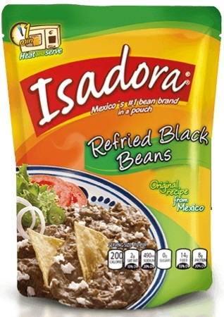 Isadora Refried Black Beans, 15.2 Ounce -- 8 per case