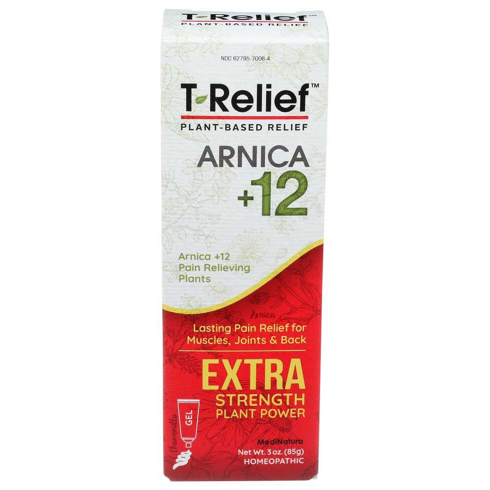 T Relief Medinatura Extra Strength Pain Relief Gel, 3 Ounce