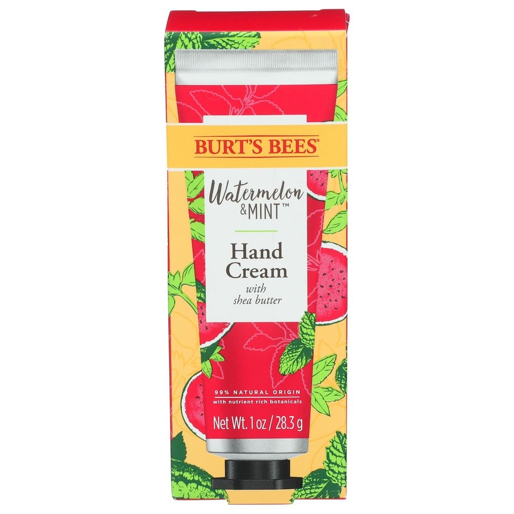 Burts Bees Hand Cream with Shea Butter Watermelon and Mint, 1 Ounce -- 4 per case