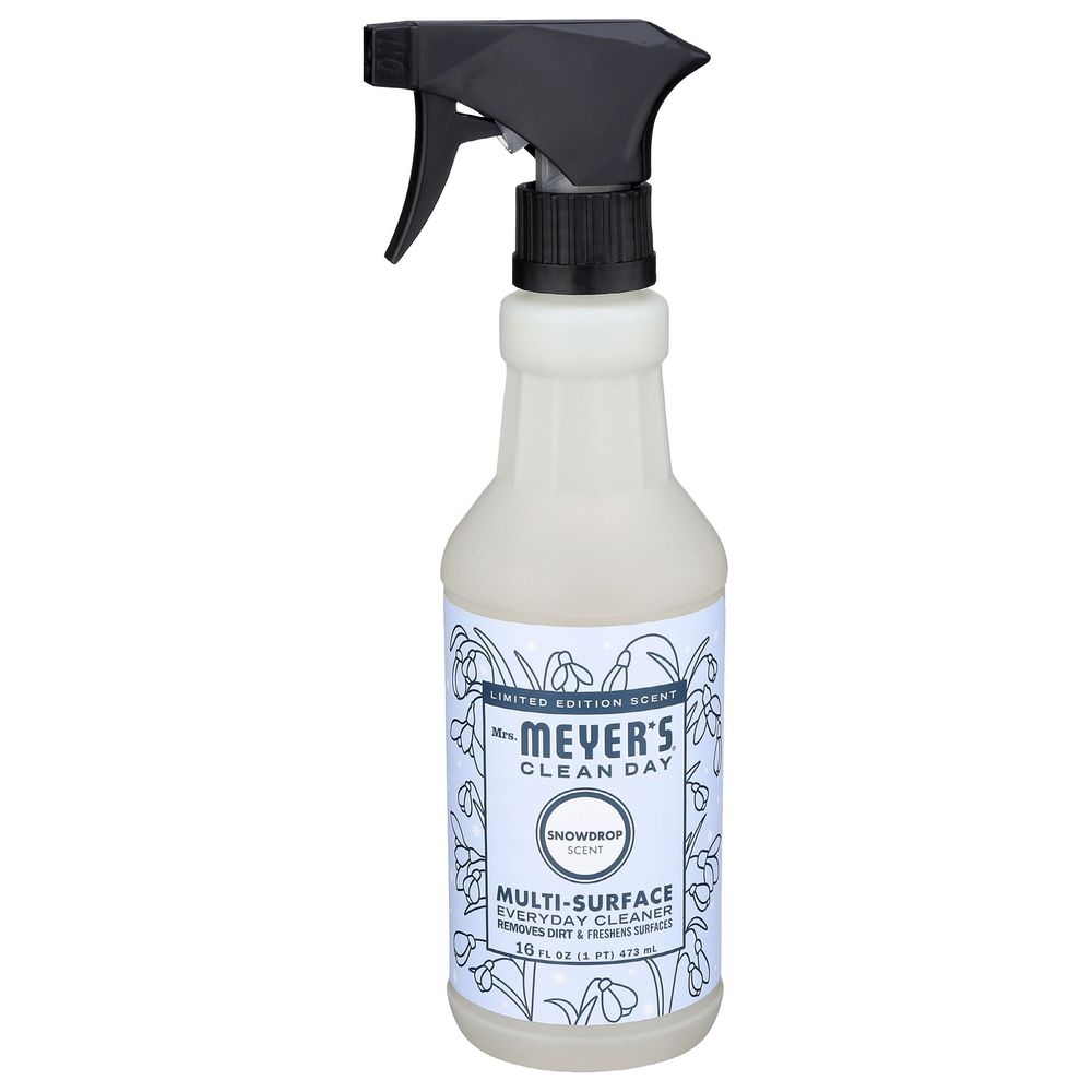 Mrs Meyers Clean Day Snow Drop Multi Surface Cleaner, 16 Fluid Ounce -- 6 per case