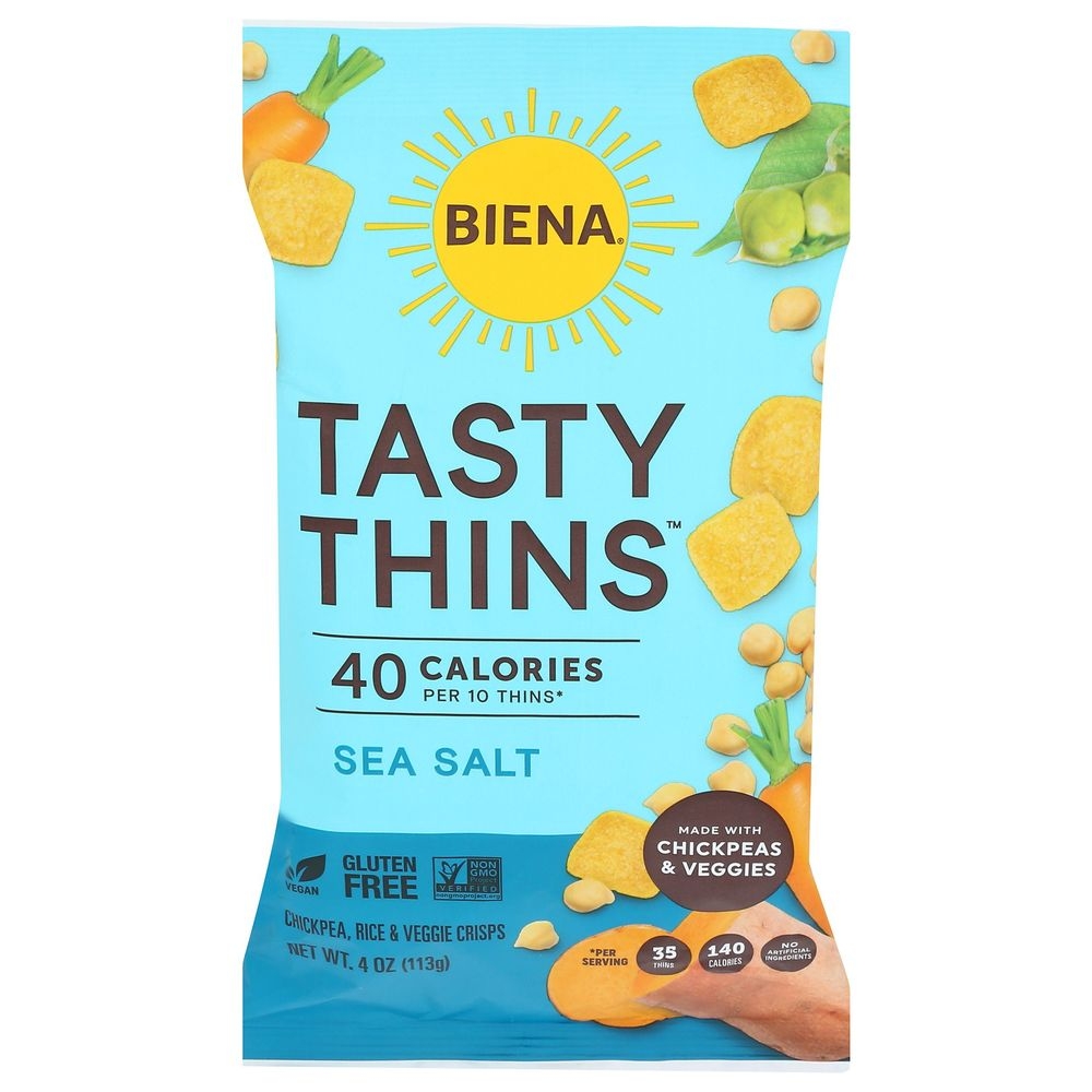Biena Ses Salt Tasty Thins, 4 Ounce -- 12 per case