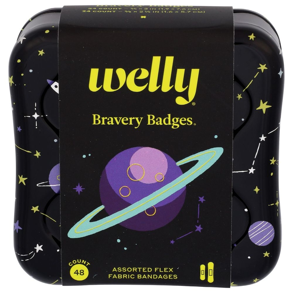 Welly Space Flex Fabric Bravery Bandages, 48 count