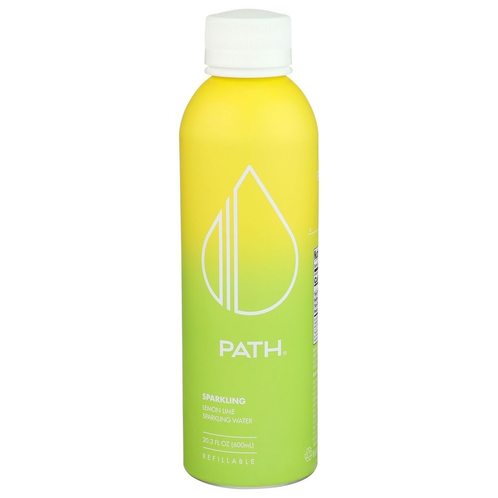 Pathwater Lemon Lime Sparkling Water, 20.3 Fluid Ounce -- 12 per case