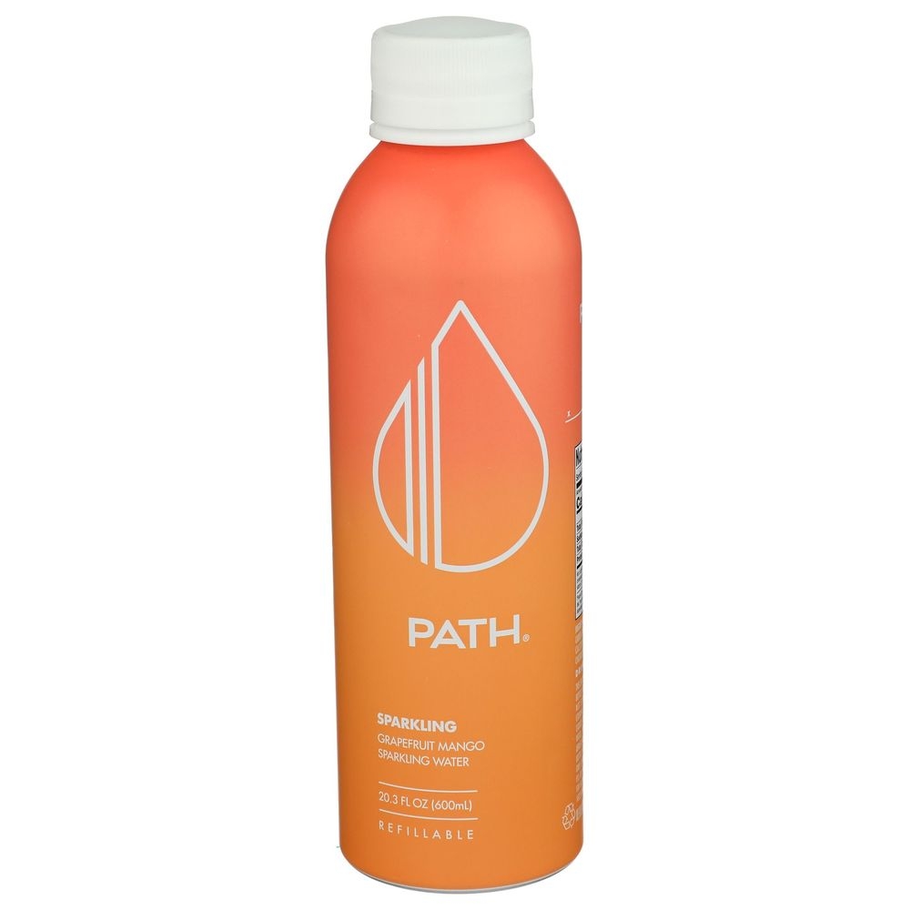 Pathwater Grapefruit Mango Sparkling Water, 20.3 Fluid Ounce -- 12 per case