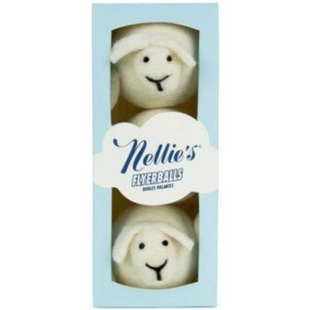 Nellies Wool Flyerballs - 3 count per pack -- 12 per case
