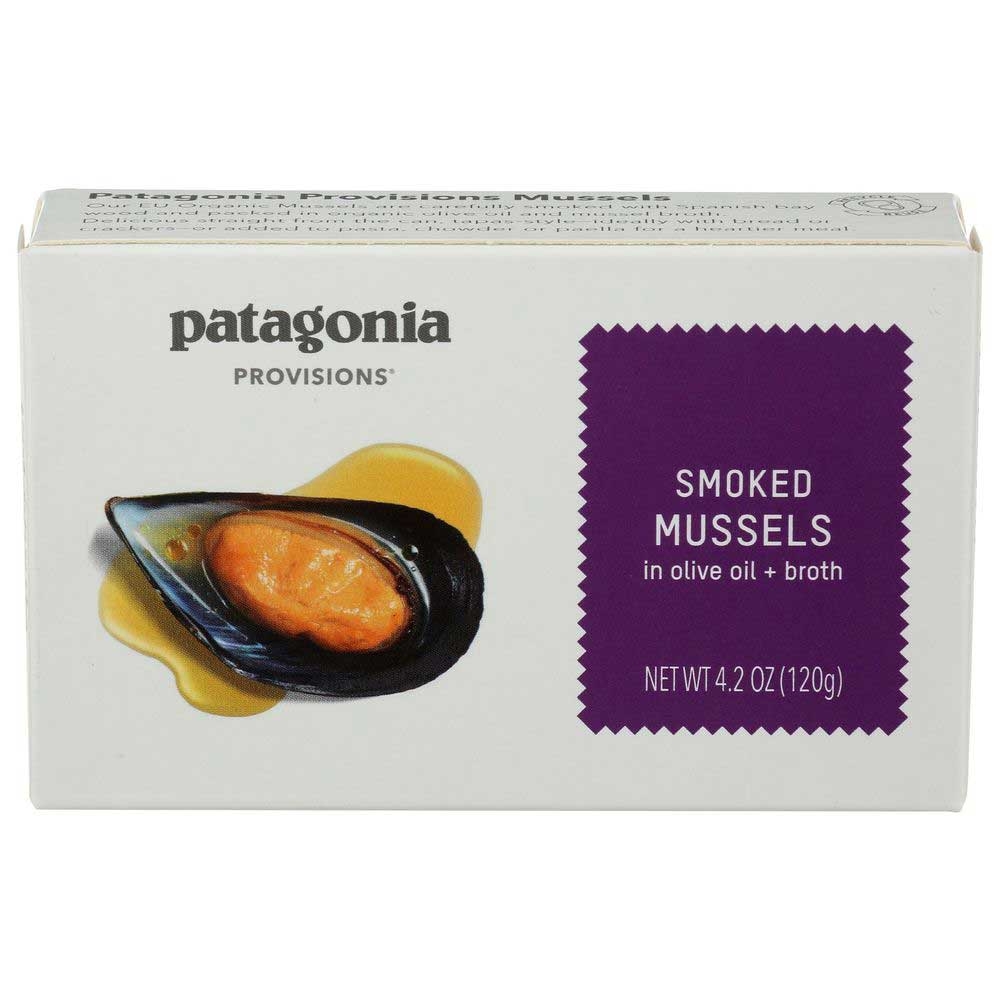 Patagonia Provisions Smoked Mussels in Olive Oil Plus Broth, 4.2 Ounce -- 10 per case