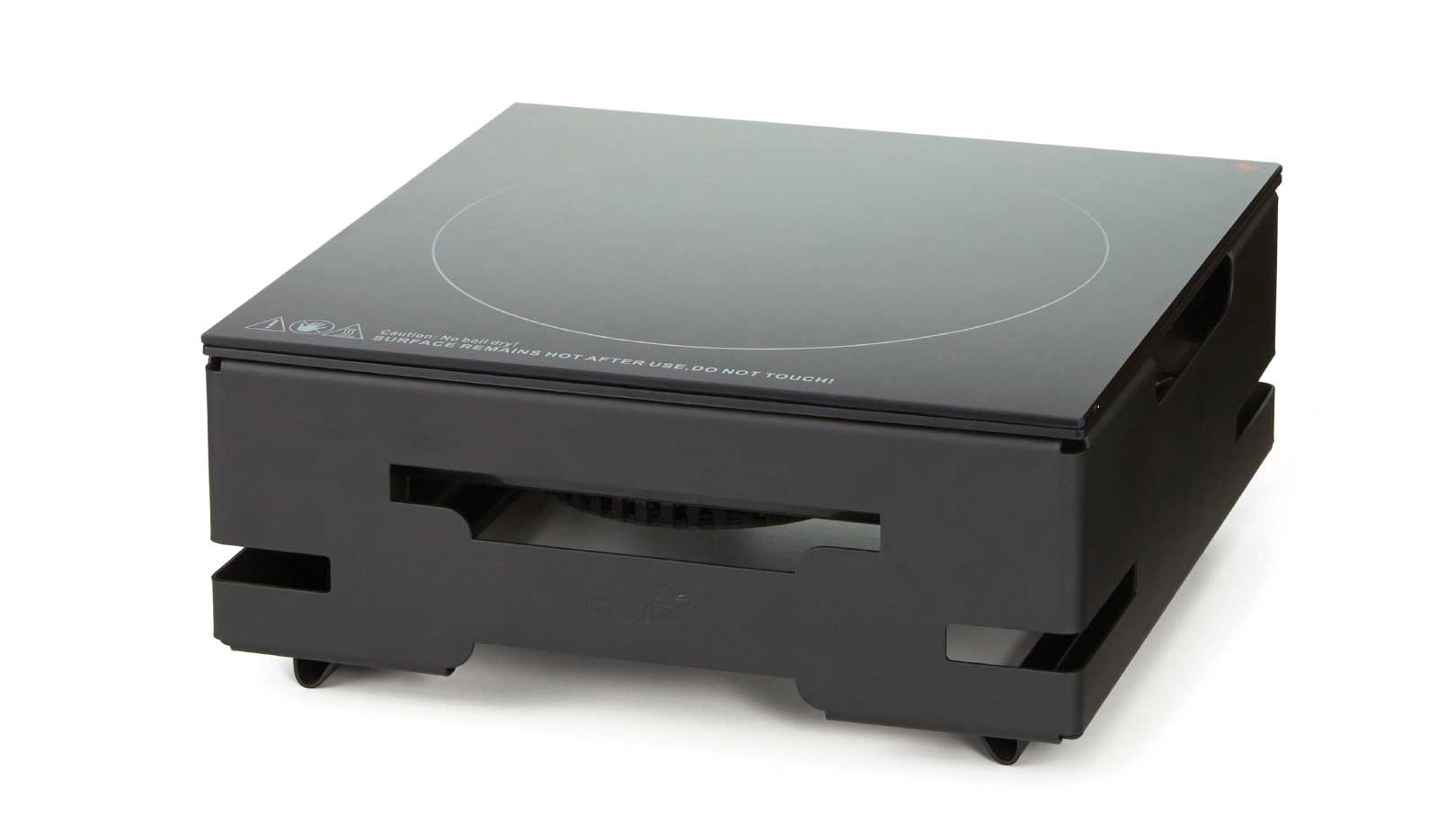 Rosseto Multi-Chef Single Touch-Top 120V 60Hz Induction Heater with Black Matte Base, 11.75 × 11.75 × 5 inch