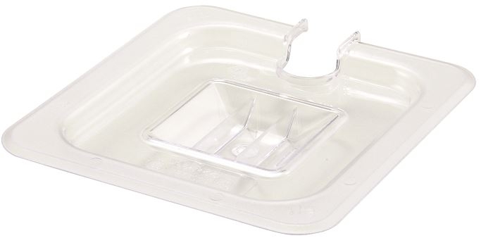 Winco Polyware 1/6 Pan Slotted Cover Only.
