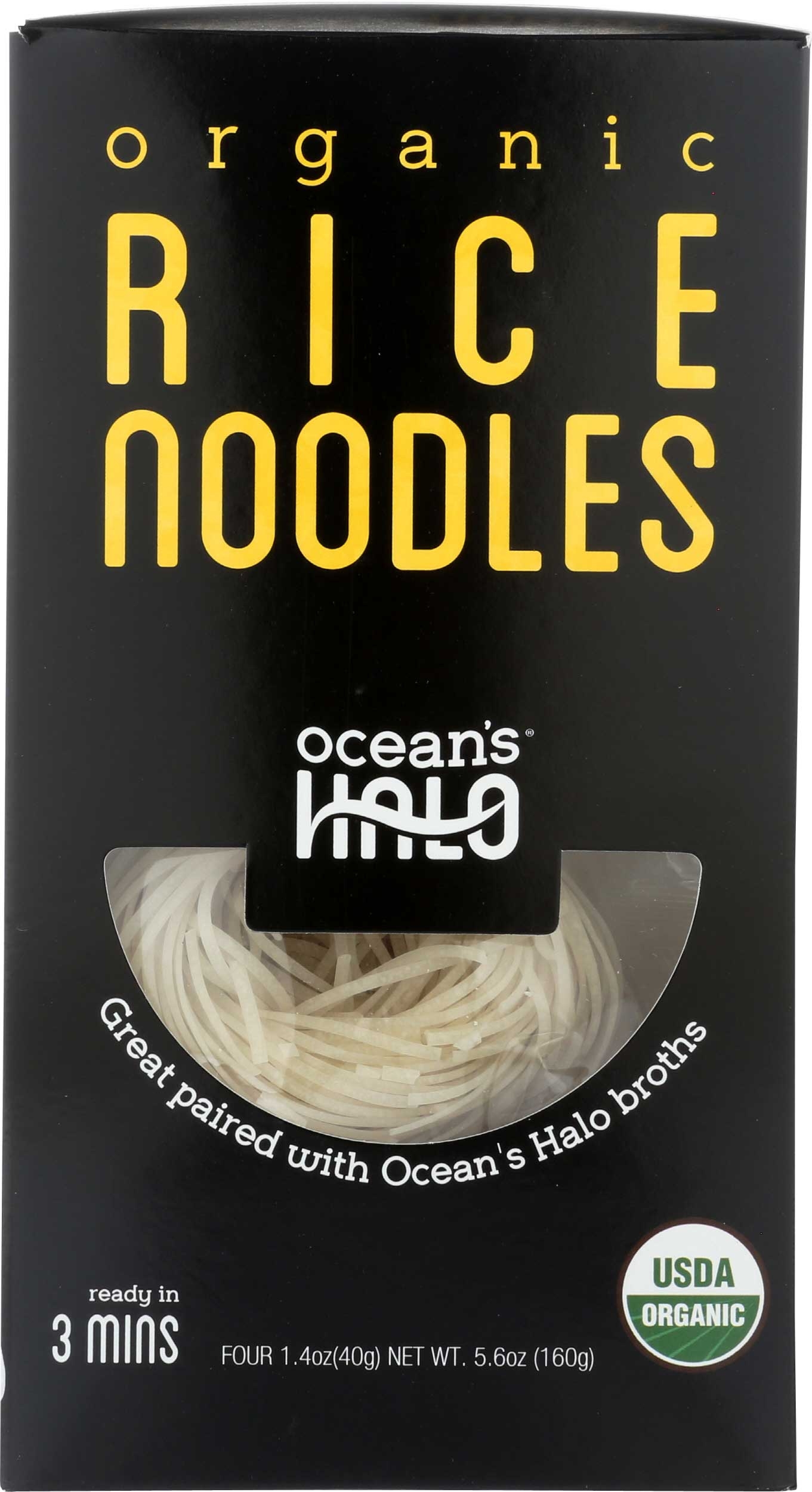 Oceans Halo Organic Rice Noodle, 5.6 Ounce -- 5 per case