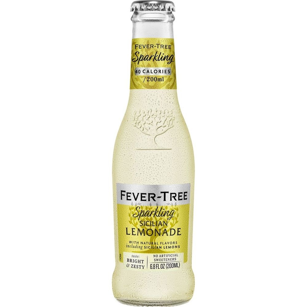 Fever Tree Sparkling Sicilian Lemonade, 27.2 Fluid Ounce -- 6 per case