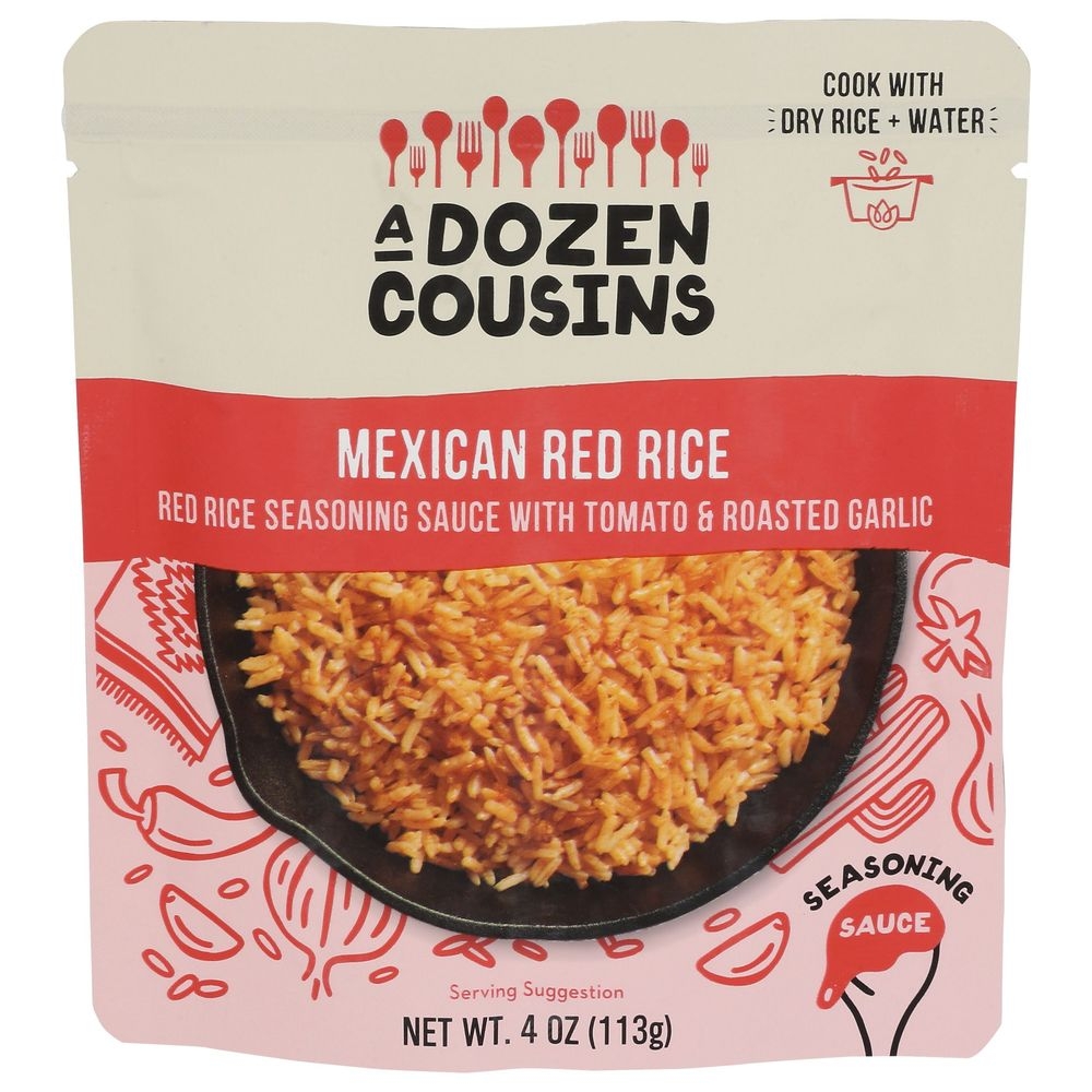 A Dozen Cousins Mexican Red Rice Seasoning Sauce, 4 Fluid Ounce -- 10 per case
