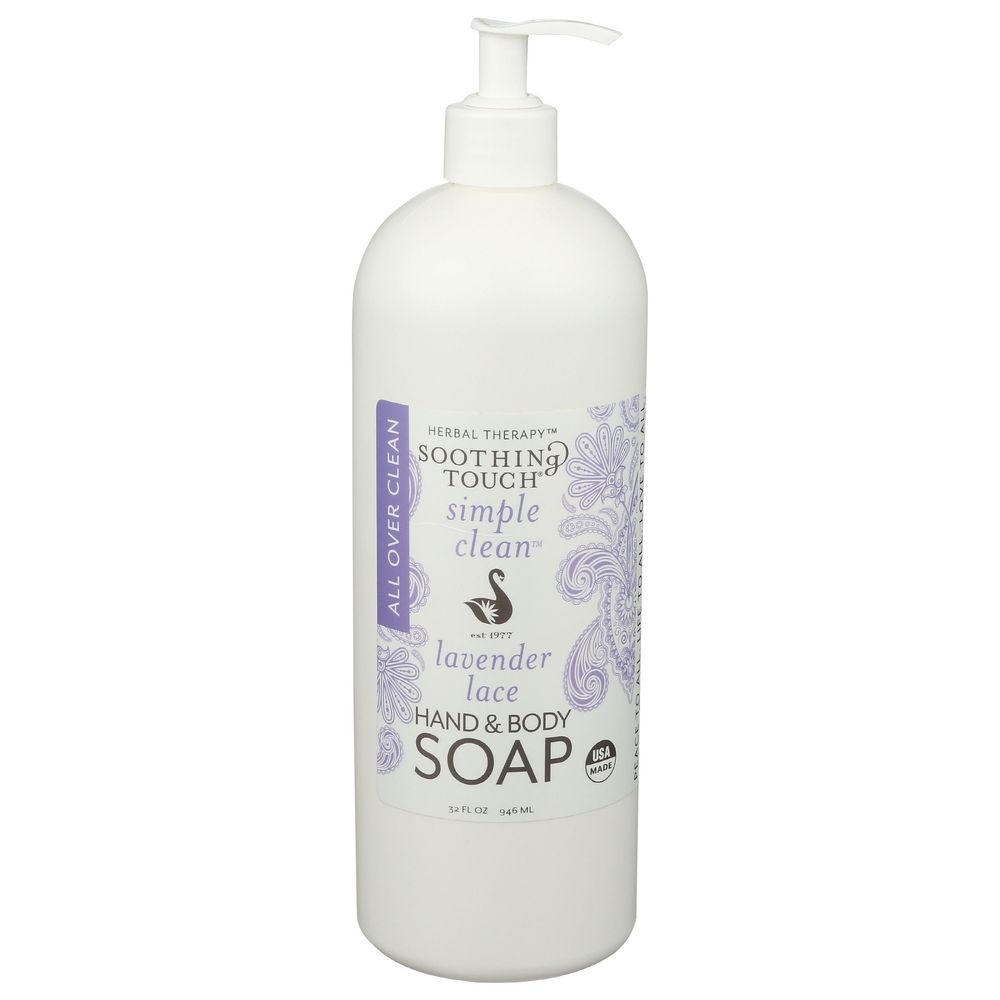 Soothing Touch Lavender Lace Hand and Body Soap, 32 Fluid Ounce