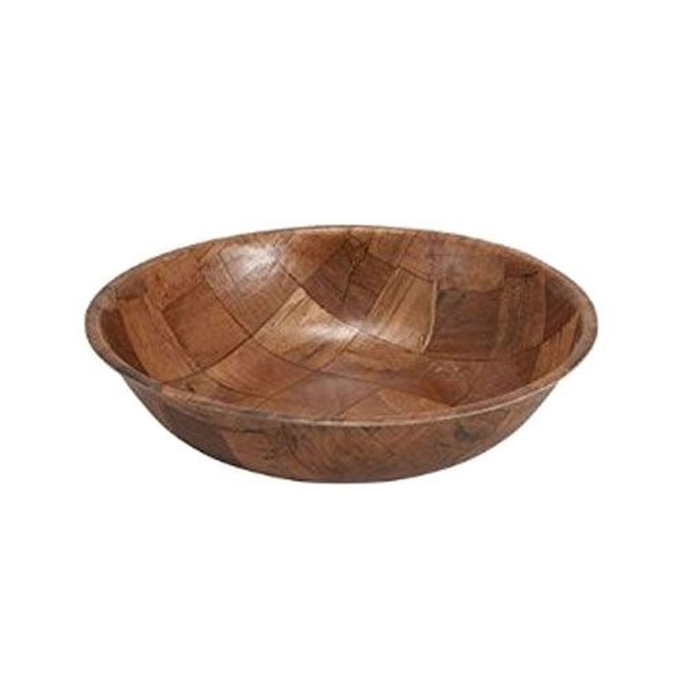 Winco WWB-6 Woven Wood Salad Bowl, 6 inch
