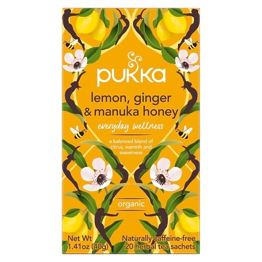 Pukka Tea Bag Original Lemon Ginger and Manukahoney, 20 Count -- 4 per case
