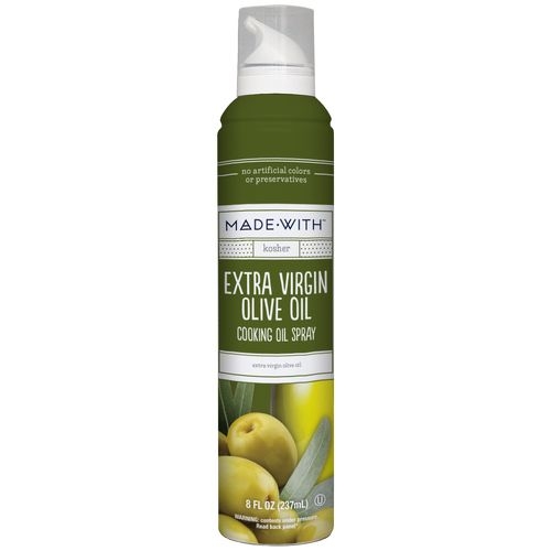 Made With Extra Virgin Olive Oil Cooking Oil Spray, 8 Fluid Ounce -- 6 per case