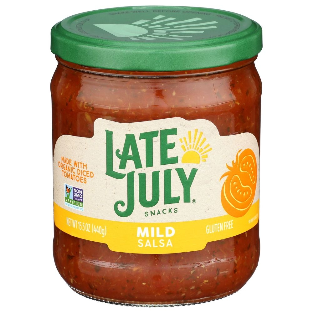 Late July Snacks Mild Salsa Jar, 15.5 Ounce -- 12 per case