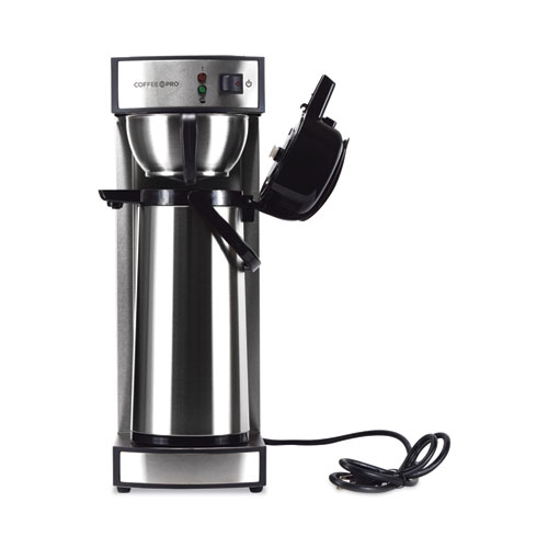Coffee Pro Stainless Steel Air Pot Brewer, 75 Ounce Capacity