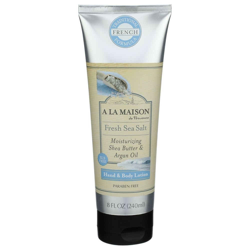 A La Maison De Provence Fresh Sea Salt Hand and Body Lotion, 8 Fluid Ounce